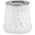 Räucherstövchen Speckstein weiss