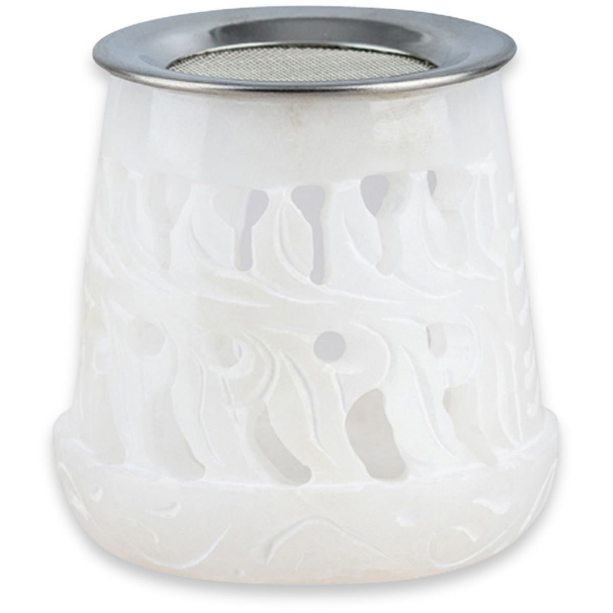 Räucherstövchen Speckstein weiss